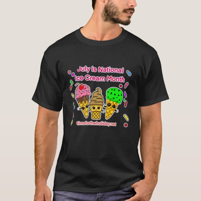 Juli är iskrammånaden t shirt (Framsida)