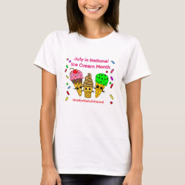 Juli är iskrammånaden t shirt