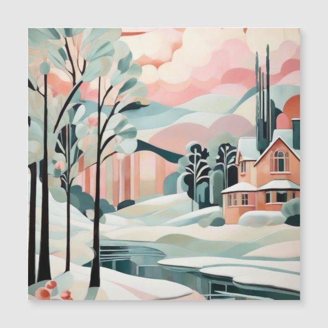 Juli Art Deco [magnetisk design] (Framsida)