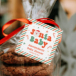 Juli Baby, babyskor Gåvor Etiketter<br><div class="desc">Gör ditt babyduschtema i Santa Baby extra speciellt med Personligen jultomten i Baby. Perfekt för att ge julbabyduschen en snygg beröring. Dessa märkre är idealiska för alla som planerar julteman eller tittar för unika julbabyduschidéer. Gratulera till årstidens glädje med charmerande märkre som är perfekt för babyduschidéer från december och sprider...</div>