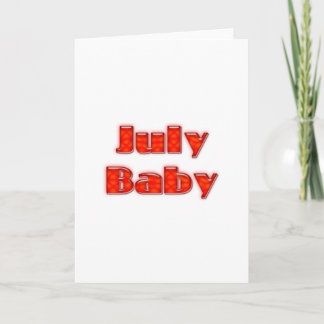 Juli Baby Kort
