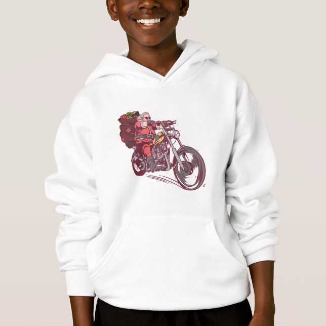 Juli-Biker, juldräkt för Biker-inbjudan T Shirt (Framsida)