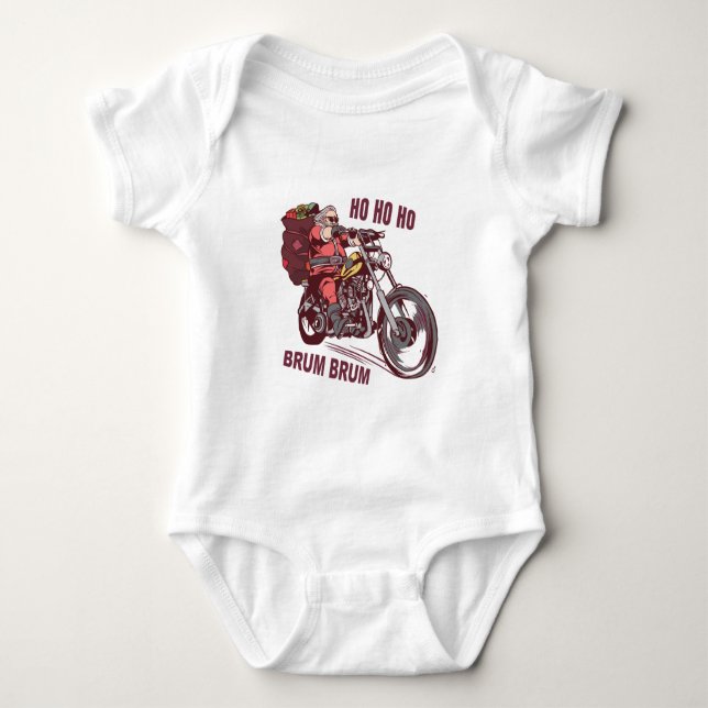 Juli-Biker, juldräkt för Biker-inbjudan T Shirt (Framsida)
