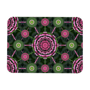Juli Cactus Mandala Array-julgranen Magnet