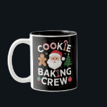 Juli Cookie Baking Crew-familjen - jul Två-Tonad Mugg<br><div class="desc">Juli Cookie Baking Crew-familjen - jul</div>