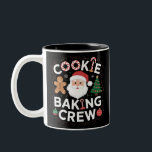 Juli Cookie Baking Crew-familjen - jul Två-Tonad Mugg<br><div class="desc">Juli Cookie Baking Crew-familjen - jul</div>