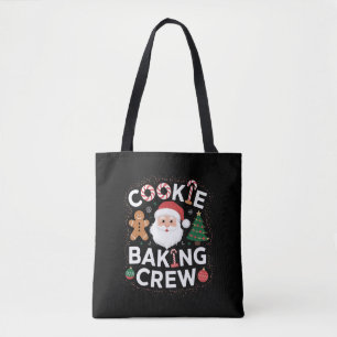 Juli Cookie Baking Crew-familjen - jul Tygkasse