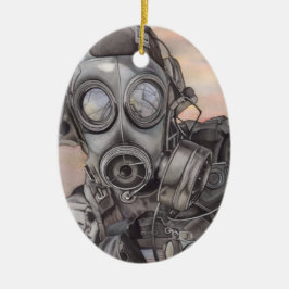 Juli Covid Pandemic Julgransprydnad Keramik