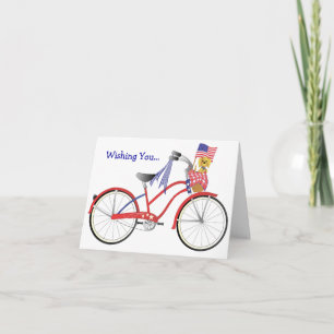 Juli cykel kort