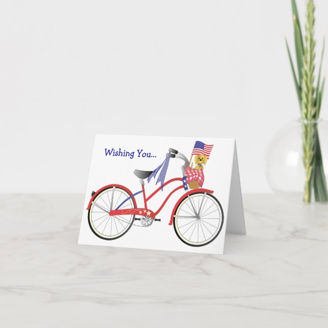 Juli cykel kort (Framsida)