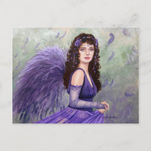 Juli Fairy av Fantasy-konstnären Lori Karels Vykort