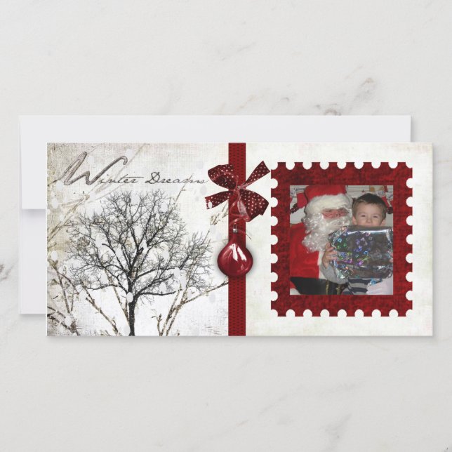 Juli-fotokort Julkort (Framsida)