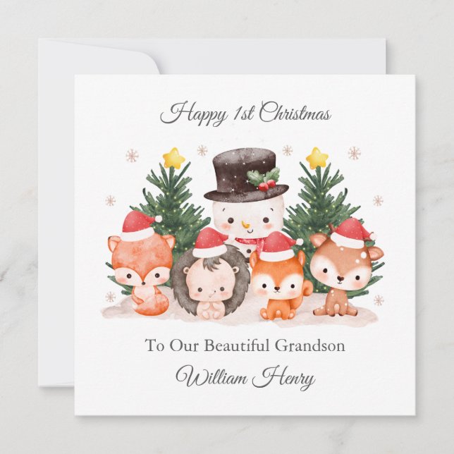 Juli-friland - julkort (Framsida)