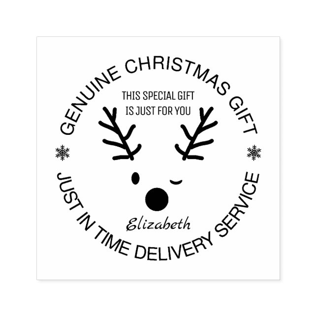 Juli Gift Delivery Service - anpassade Stämpel (Tryck)