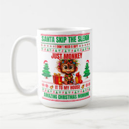 Juli God jul till Gift Monkey Kaffemugg
