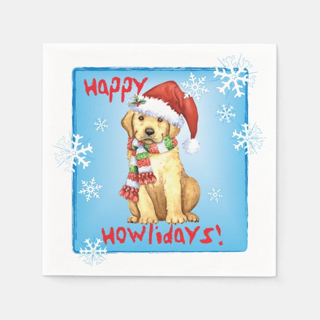 Juli Gul lab Pappersservett (Framsidan)