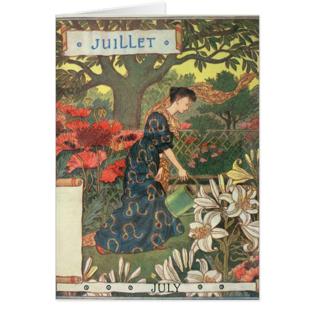 Juli Hälsningskort (Framsidan)