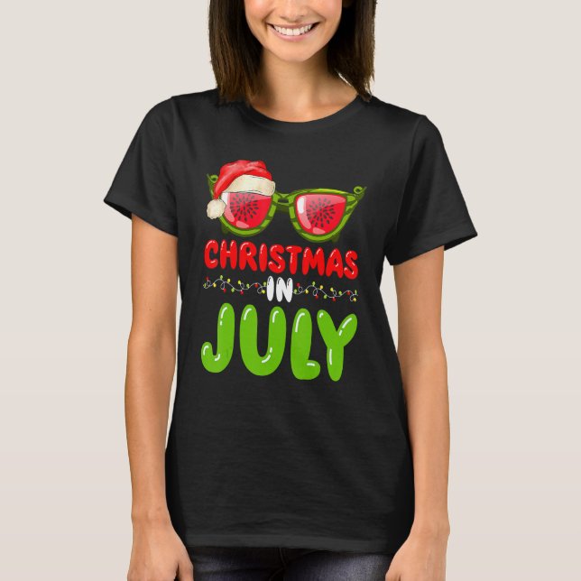 Juli Hat Watermelon Sunglasses Juli juli T Shirt (Framsida)