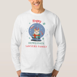 Juli-Helgdag familj matchar Hund Howlidays T Shirt
