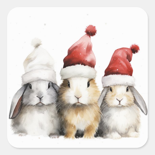 Juli-Helgdag Fyrkantigt Klistermärke (Framsida)