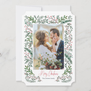 Juli-Helgdag   GRÄS TRÄD RAM   Fotokort Julkort