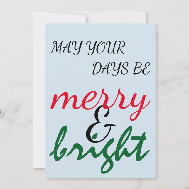 Juli-Helgdag Julkort (Framsida)