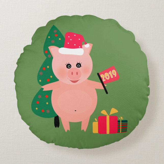 Juli-helgdag Rund Kudde (Framsidan)