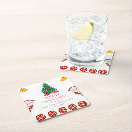 Juli-Helgdag Underlägg Papper Kvadrat