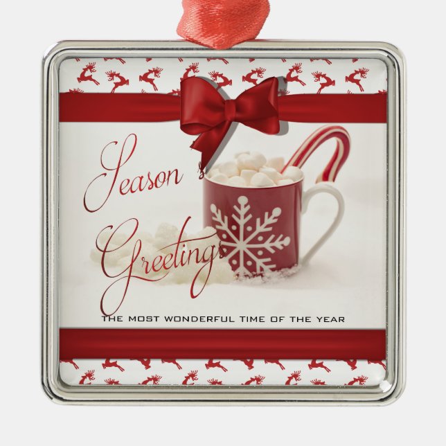 Juli-Helgdagar, årets bästa tidpunkt Julgransprydnad Metall (Framsidan)