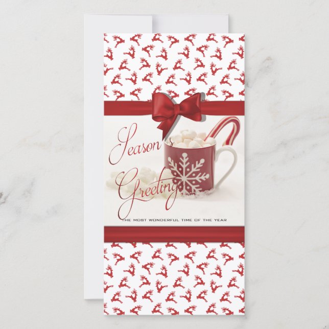 Juli-Helgdagar, årets bästa tidpunkt Julkort (Framsida)