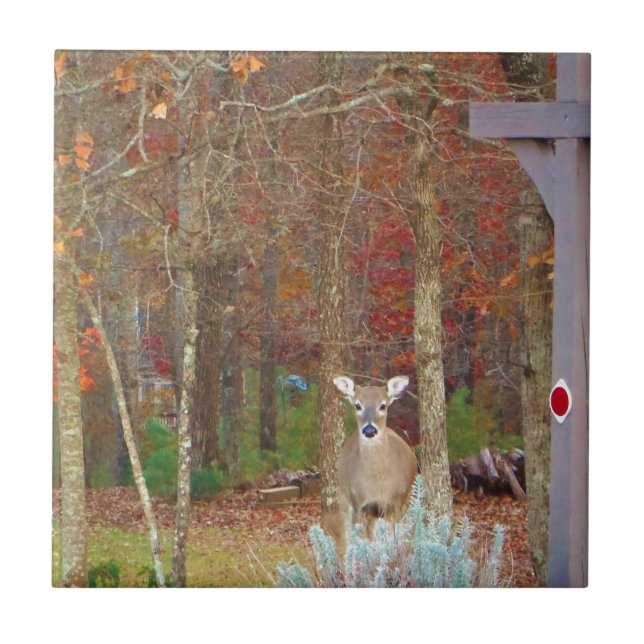 Juli-Hjorten Kakelplatta (Framsidan)