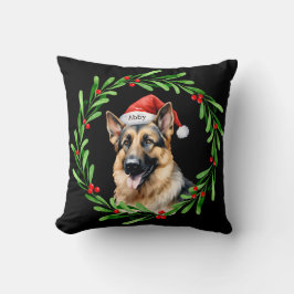 Juli Hund Tyska shepherd Santa Kudde