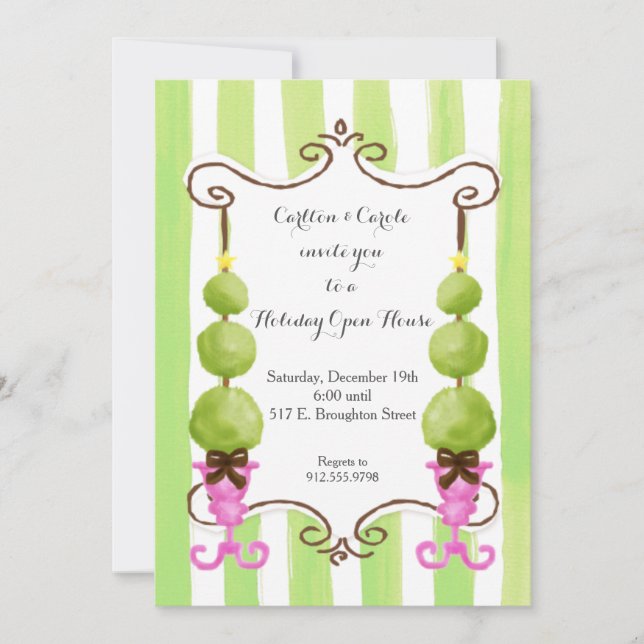 Juli - inbjudan att öppna hus/fotokort (Framsida)