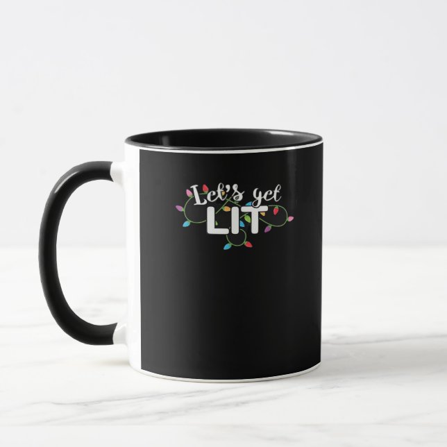Juli Ljus Låt oss Glipp Classic Mugg (Vänster)