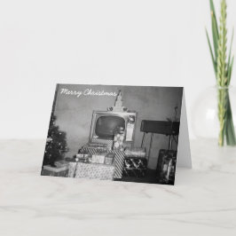 Juli, mitten av århundradets TV 1950:s monokrom Helgkort