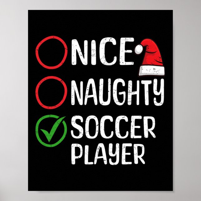 Juli Naughty Soccer Player Jul Lis Poster (Framsidan)