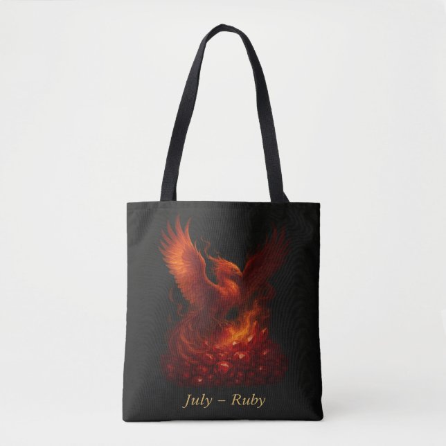 Juli Ruby - Phoenix & Fiery Birthstone Tygkasse (Framsida)