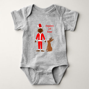 Juli Santa Sasquatch och Jackalope-Anpassningsbarn T Shirt