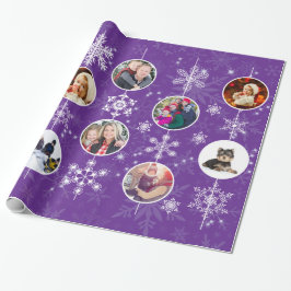 Juli Snöflingor Favorite Family Photos Lila Presentpapper