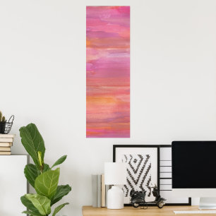 Juli Soluppgång, vattenfärger Poster