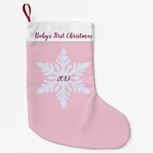 Juli Stocking-Baby Första jul Liten Julstrumpa