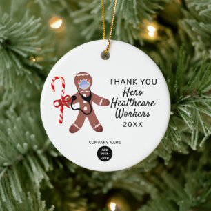Juli-Tacken Healthcare Heroes Julgransprydnad Keramik