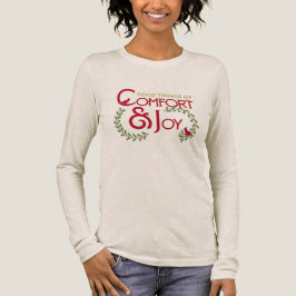 Juli Typography Comfort och Joy Holly T Shirt