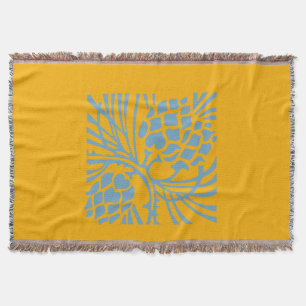 Juli, vacker Fantastisk, Blommigt Filt