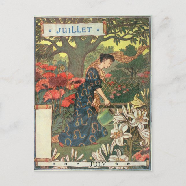 juli vykort (Framsida)