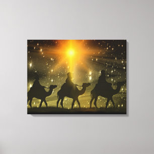 Juli Wise Manar Golden Star of Bethlehem Canvastryck