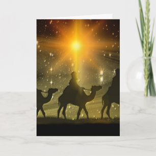 Juli Wise Manar Golden Star of Bethlehem Helgkort