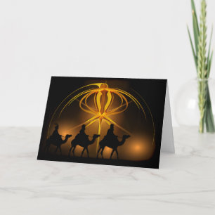 Juli Wise Manar Golden Star of Bethlehem Helgkort