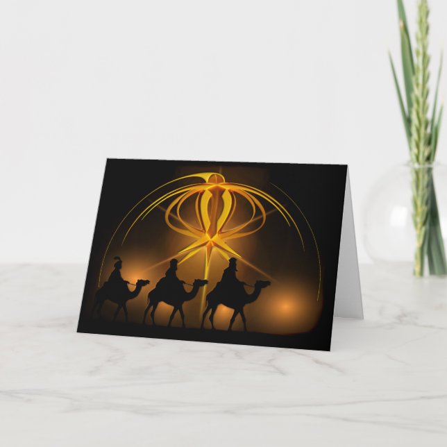 Juli Wise Manar Golden Star of Bethlehem Helgkort (Framsida)
