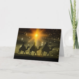 Juli Wise Manar Golden Star of Bethlehem Helgkort